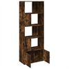 vidaXL Libreria Rovere Fumo 70x36x189 cm in Legno Multistrato
