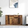 vidaXL Sideboards con cassetto 2 pcs Legno vecchio 60 x 30 x 70 cm