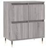 vidaXL Credenza Grigio Sonoma 60x35x70 cm in Legno Multistrato