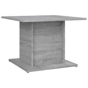 vidaXL Tavolino da Salotto Grigio Sonoma 55,5x55,5x40 cm in Truciolato