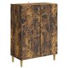 vidaXL Credenza Rovere Fumo 66 x 34,5 x 90 cm Legno ingegnerizzato