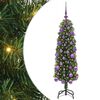 vidaXL Albero di Natale artificiale con 150 LED Verde 120 cm