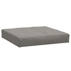 vidaXL Cuscino per Pallet Grigio Scuro M&eacute;lange 60x60x9,5 cm in Tessuto
