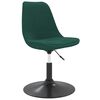 vidaXL Sedie da Pranzo Girevoli 6 pz Verde Scuro in Velluto