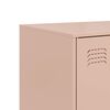 vidaXL Credenza Rosa 67x39x107 cm in Acciaio