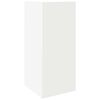 vidaXL Tavolino Laterale con Ripiano Bianco 25,5x27x60 cm