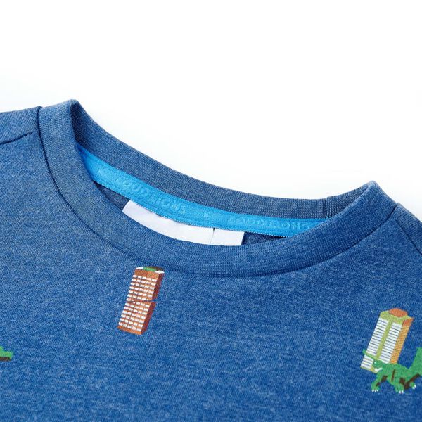 Maglietta da Bambino Blu Scuro M&eacute;lange 104