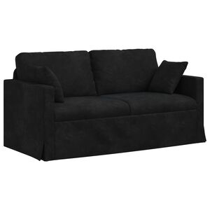 vidaXL Divano Nero 158 x 78 x 80 cm Velluto