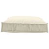 vidaXL Cuscino Crema 70 x 70 x 12 cm Tessuto Oxford