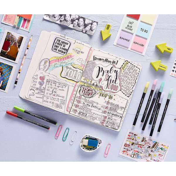 edding Pennarelli Colorati Classici a Punta Fine 20pz Multicolore 1200