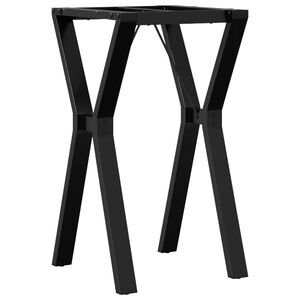 vidaXL Telaio Gambe a Y per Tavolo da Pranzo 40x40x73 cm in Acciaio
