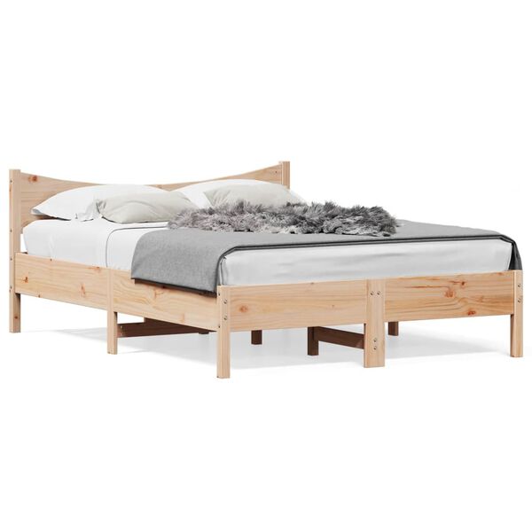 vidaXL Letto senza Materasso 120x200 cm in Legno Massello di Pino