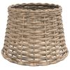 vidaXL Paralume da Soffitto Marrone &Oslash;25x17 cm in Vimini