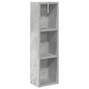vidaXL Armadio da bagno a muro Grigio Cemento 20 x 14 x 70 cm