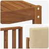 vidaXL Set di divani da esterno con cuscino 6 pcs Naturale e Beige