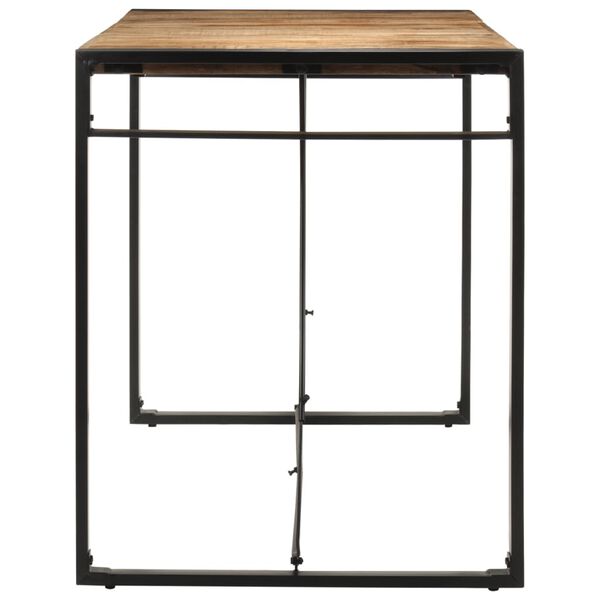vidaXL Tavolo da Bar 175x90x110 cm in Legno Grezzo Massello di Mango