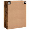 vidaXL Mobili a Parete 2 pz Rovere Fumo 69,5x34x90 cm