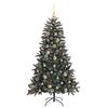 vidaXL Albero di Natale artificiale con 150 LED Verde 150 cm