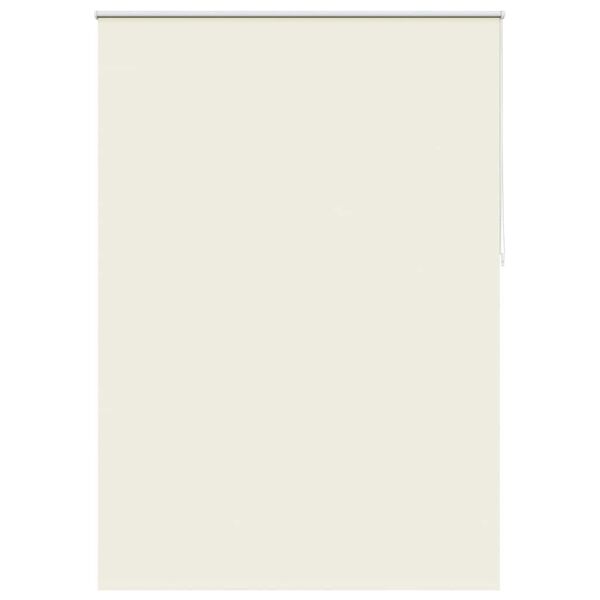 vidaXL Tenda a Rullo Oscurante 160 x 230 cm Bianco Avorio