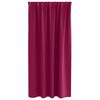 vidaXL Tende Blackout con Anelli 2 pcs Rosso Vino 175 x 140 cm