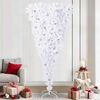 vidaXL Albero di Natale artificiale Bianco 240 cm PVC e Acciaio