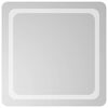 vidaXL Specchio da Bagno con Luci LED 60x60 cm