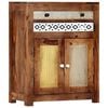 vidaXL Credenza 60x30x75 cm in Legno Massello di Acacia