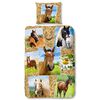Good Morning Copripiumino 5752-P HORSES 135x200 cm Multicolore