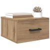 vidaXL Armadio da Notte rovere artigianale 35 x 35 x 20 cm