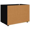 vidaXL Armadio Nero 80 x 48 x 57 cm Legno multistrato