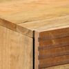 vidaXL Comodino Marrone 50x33x60 cm in Legno Massello di Mango