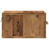 vidaXL Comodini a Muro 2 pz Legno Antico 35x35x20 cm