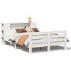 vidaXL Letto senza Materasso Bianco 140x190 cm Legno Massello di Pino