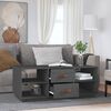 vidaXL Tavolino da Salotto Grigio 100x50x41 cm Legno Massello di Pino