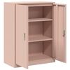 vidaXL Armadio Rosa 80 x 40 x 105 cm Acciaio
