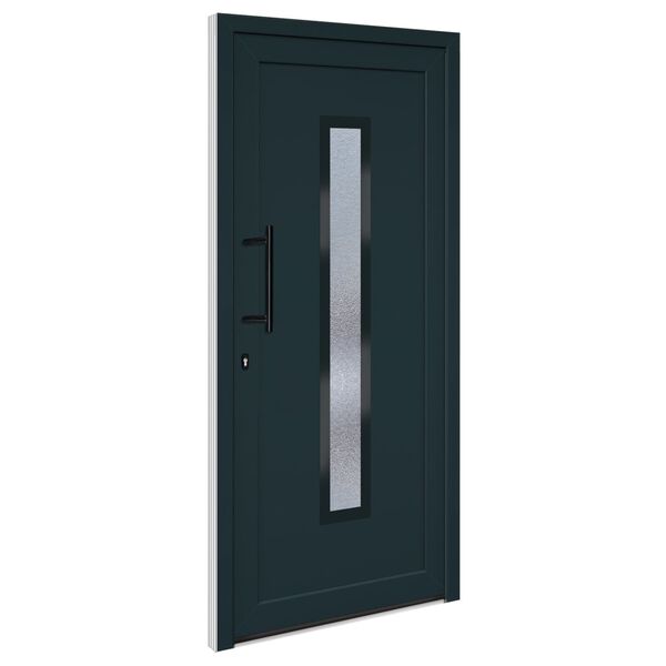 vidaXL Porta Ingresso Antracite 98x208 cm in PVC