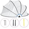 vidaXL Cupola per Piscina Rotonda 315x158 cm PVC