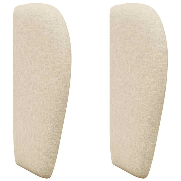 vidaXL Orecchia della Testata Crema 40 x 23 x 6 cm Tessuto