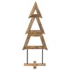 vidaXL Albero di Natale Marrone 149,5 cm Legno massello di teak