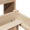 vidaXL Letto Libreria senza Materasso 140x200 cm in Legno di Pino