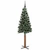 vidaXL Albero di Natale snodato con 300 LED Verde e Bianco 180 cm