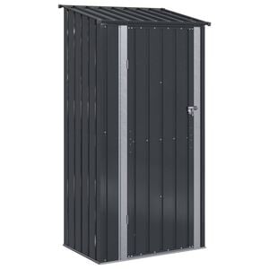 vidaXL Casette da giardino Antracite 103 x 74 x 200 cm Metallo