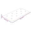 vidaXL Testiera da Parete 12 pcs Crema 60 x 30 cm Pelle Sintetica
