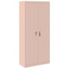 vidaXL Armadio Rosa 90 x 40 x 200 cm Acciaio