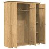 vidaXL Guardaroba con porta BODO Marrone miele 146 x 53,5 x 173 cm