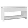 vidaXL Tavolino da Salotto Bianco 102x50x52,5 cm in Legno Multistrato