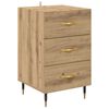 vidaXL Armadio da Notte Rovere artigianale 40 x 40 x 66 cm
