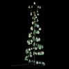 vidaXL Albero di Natale a LED con Palline 100 LED Bianco Caldo 150 cm