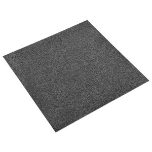 vidaXL Tappeto 20 pz Antracite 50 x 50 cm 100% Polipropilene