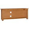 vidaXL Mobile Porta TV 100x30x40 cm in Legno Massello di Teak
